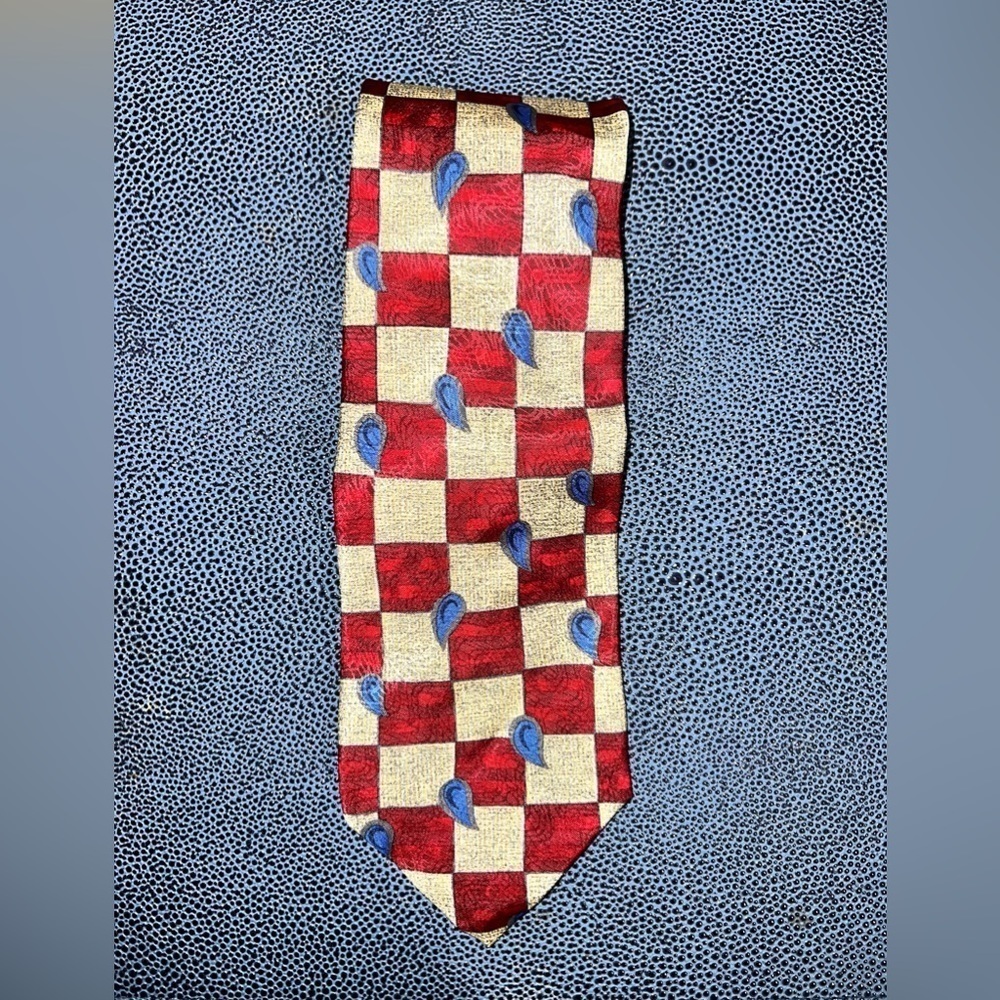 Robert Talbott Studio Nordstorm Red Geometric Tie